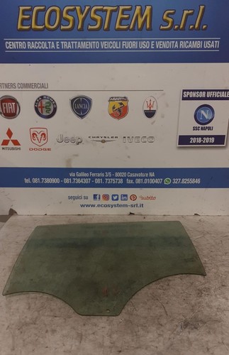 Vetro scendente posteriore - vetro,